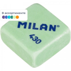 Ластик Milan 430 (прямоугольный, синтетический каучук, 28x28x13мм) 1шт. (CMM430)