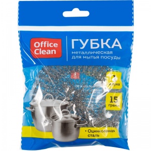 Мочалка металлическая OfficeClean (90x30мм) 50шт. (248558/Н)